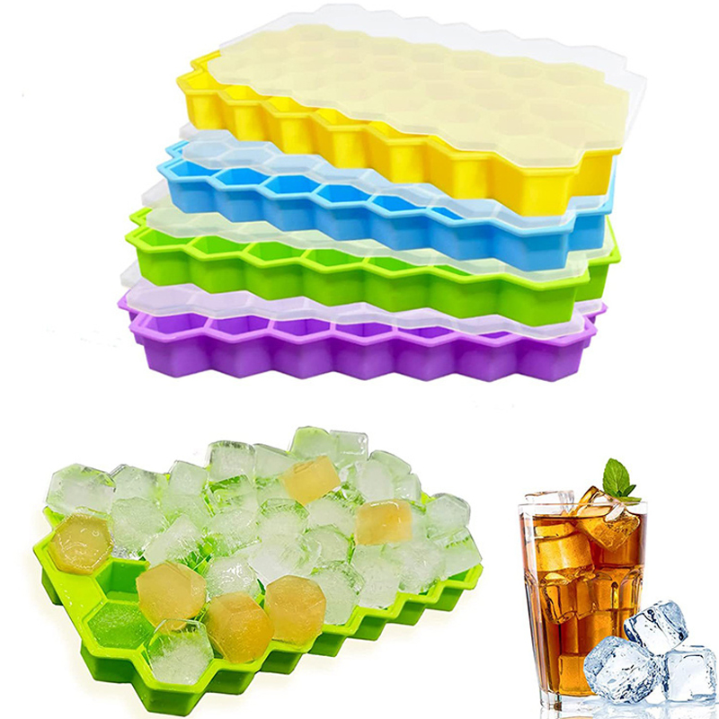 Food Grade Silicone Ice Cube Tray Mold Customized Ice Cube Tray Molds