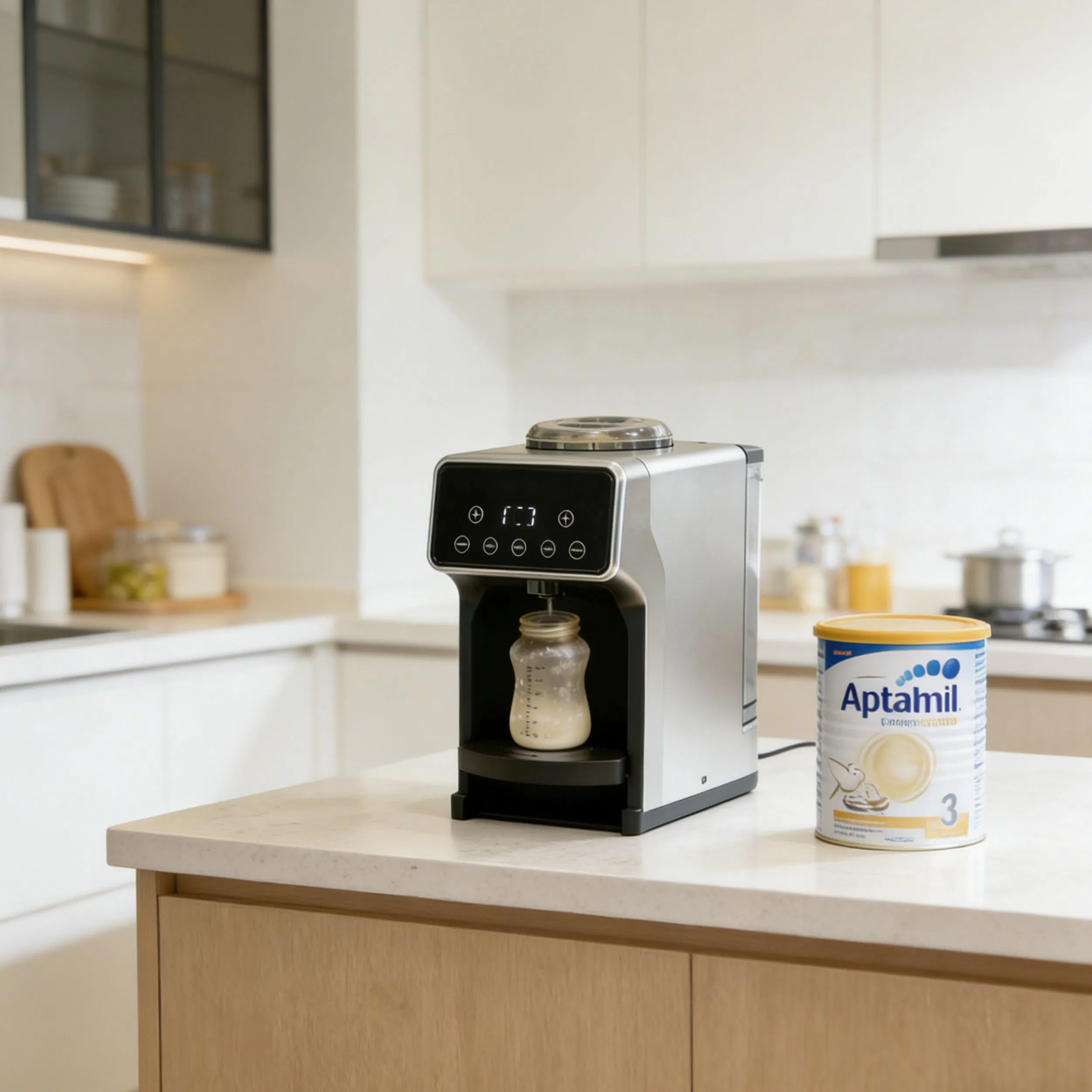 Longbank Own New Mold Instant Automatic Baby Formula Maker Machine Baby Milk Powder Maker Advanced 40-70℃ Baby Formula Dispenser