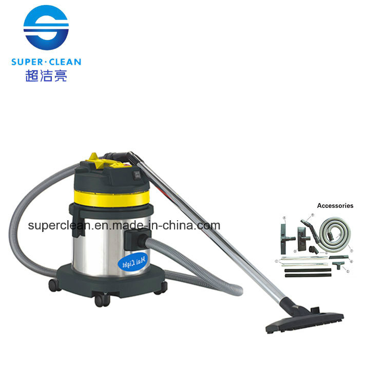 15L Stainless Steel Tank Wet and Dry Vacuum Cleaner for Home