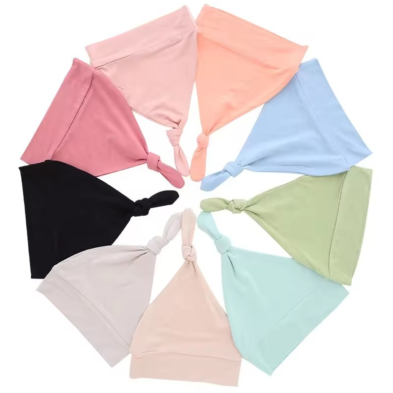Sleep Bags & Single Knot Hat Set Bamboo Newborn Baby Sleeping Gown