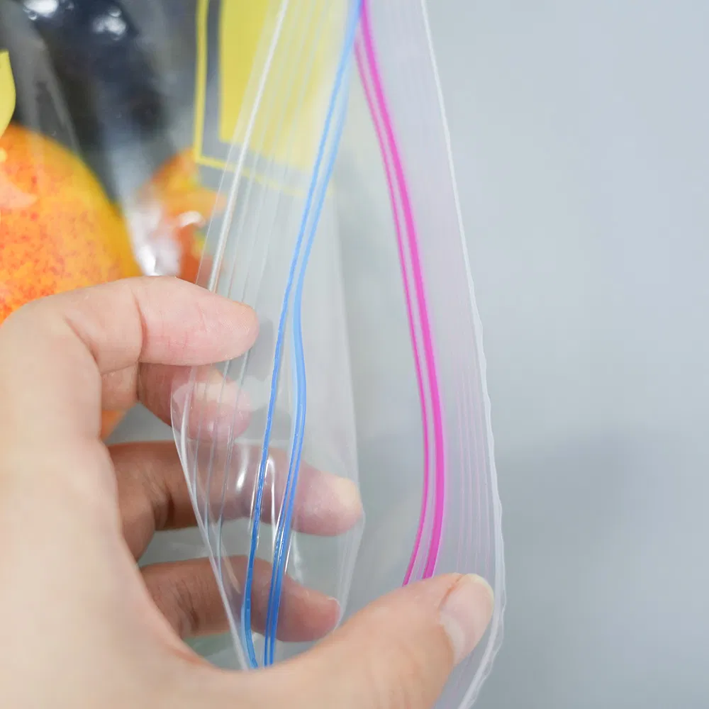Manufacturer Direct Sales Thickening Customizable Printing Preservation Refrigeration No Odor Mixing Packaging Multi-Purpose Self Sealing Ziplock Bag