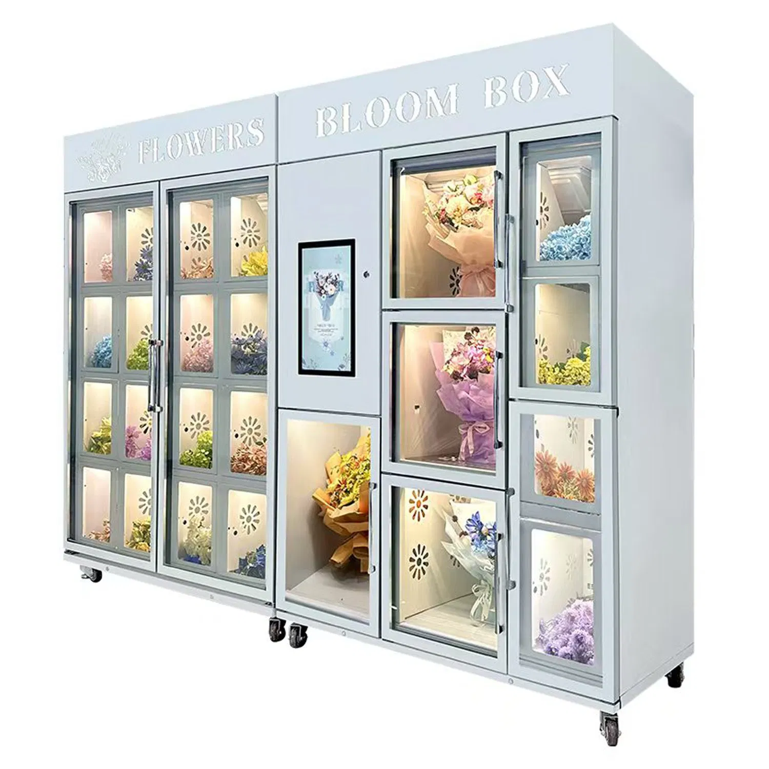 24 Hours Automatic Smart Self Service Flower Vending Machine for Business Sale