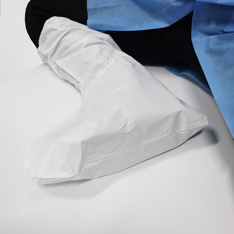 Plastic Long Shoe Cover Clear Waterproof Anti-Slip Overshoe for Women Men Water Boots Cover Rainy Day Use Cover