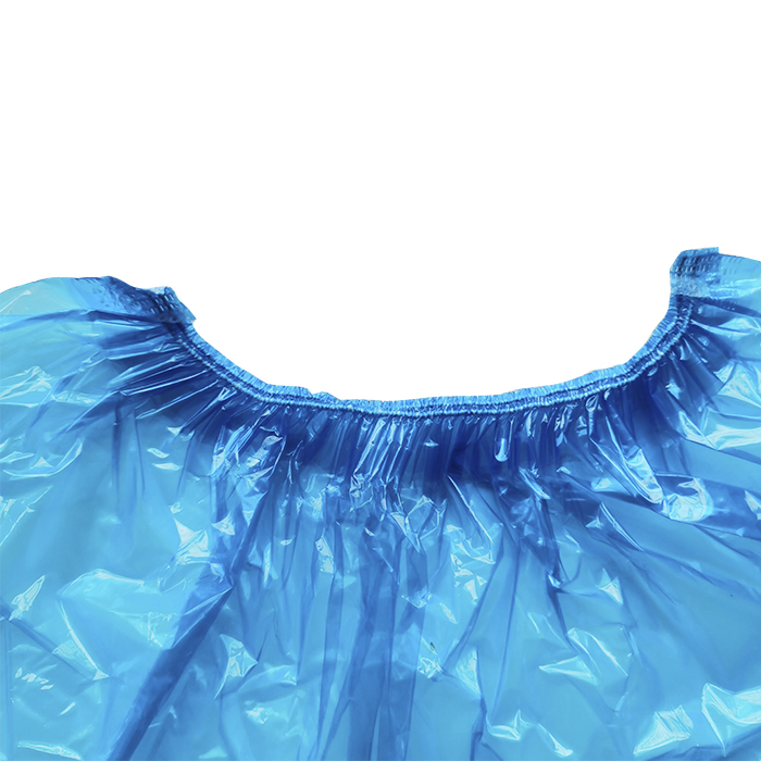 Disposable PE Shoe Cover Plastic Blue Cleanroom Medical Shoe Cover