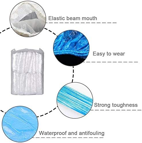 Blue White Water-Proof and Dust-Proof Disposable PE Plastic Sleeves for Industrial Use