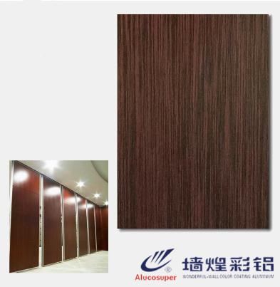 Wooden Pattern Color Coated Aluminum Coils / Sheets for Aluminum Honeycomb Panel