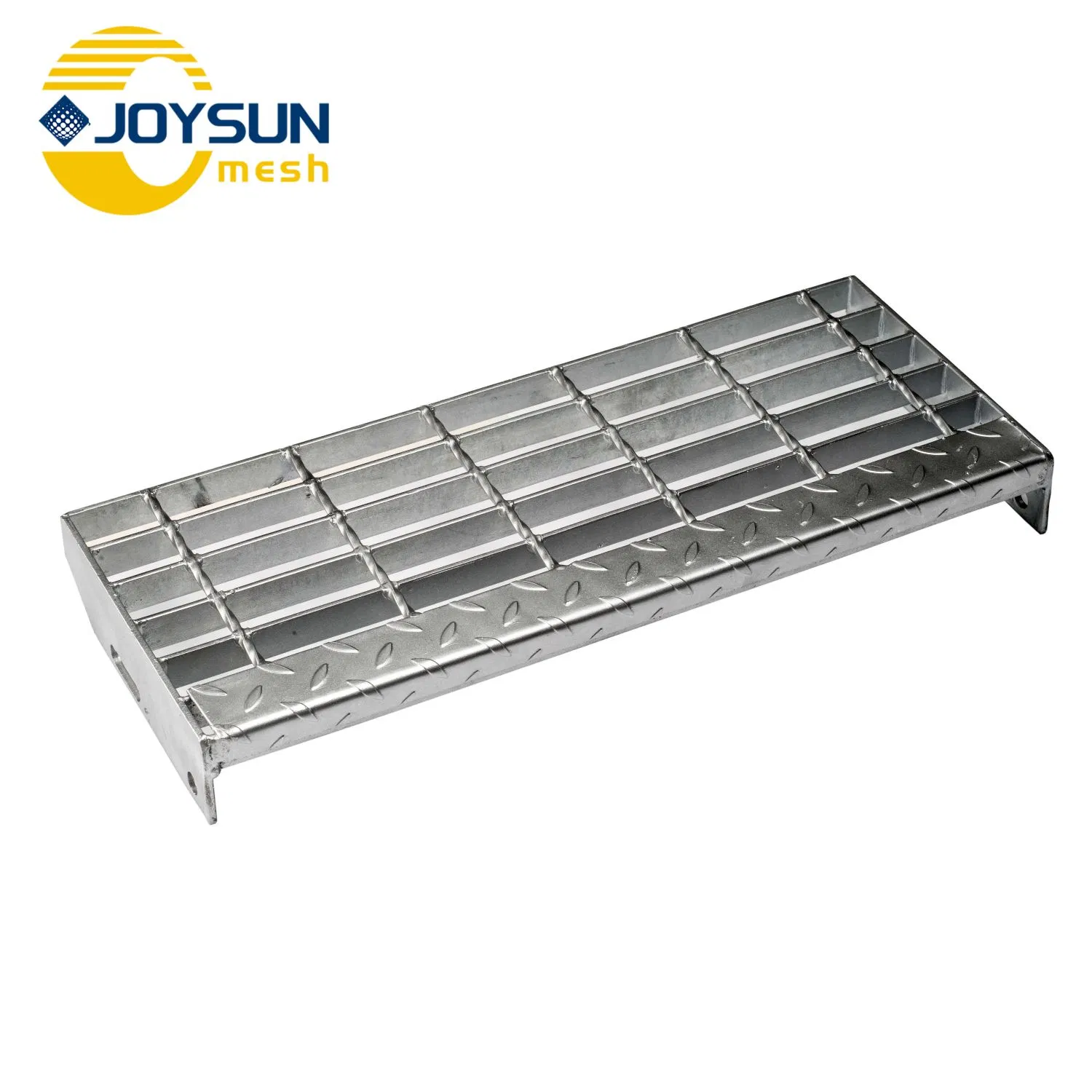 Stainless Steel Slot Drain Serrated Bar Floor Grating with Checkered Plate for Catwalk