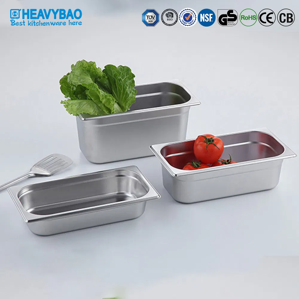Heavybao Hotel Equipment Restaurant Kitchen Food Grade Gastronorm Containers Food Gn Pan