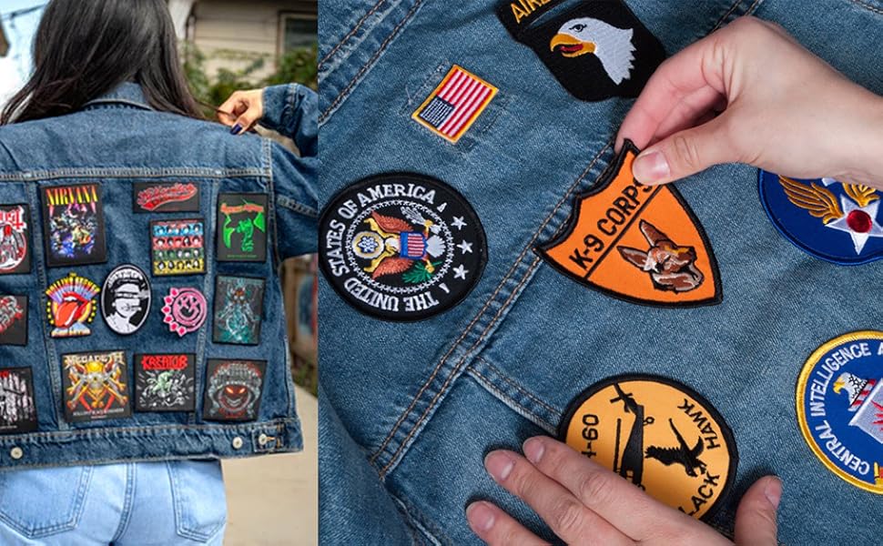 Нашивка вышитая термоклеевая с логотипом для кепки рюкзака