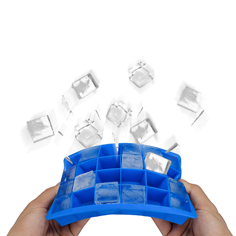 Silicone Ice Cube Trays Set Square Ice Cube Molds Ice Maker BPA Free Reusable Ice Mold for Whiskey, Cocktails, Bourbon