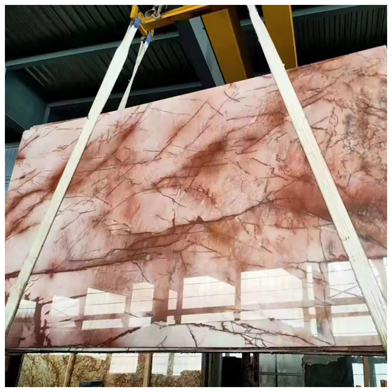 Brazilian Pink Cristallo Juliet Quartzite for Feature Wall and Countertops