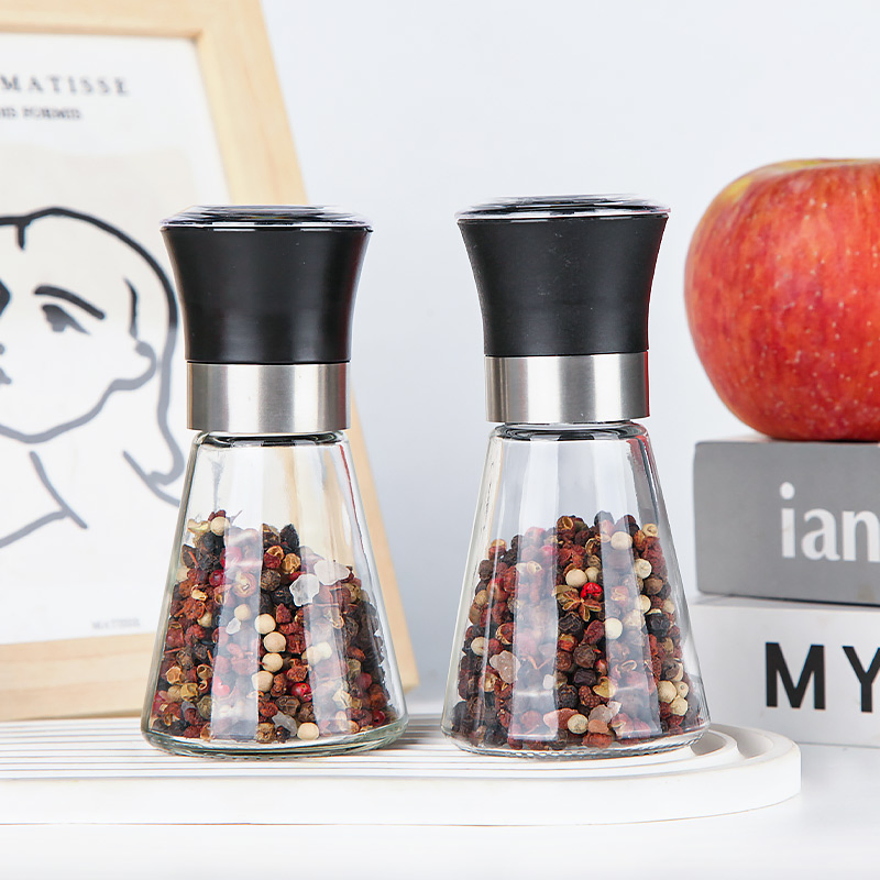Ручная мельница для специй 180 мл, стеклянная