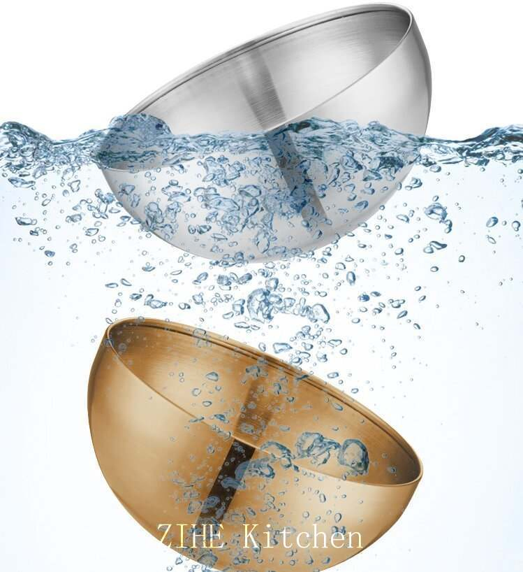 Stainless Steel Baking and Noodle Dish Mixing with Scale Rice Washing and Egg Making Basin