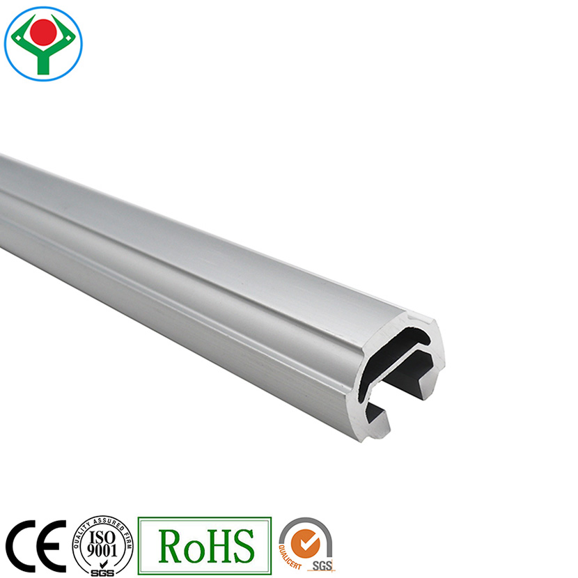 Yusi 28mm Silver Aluminum Pipe for Industrial Cart Racking