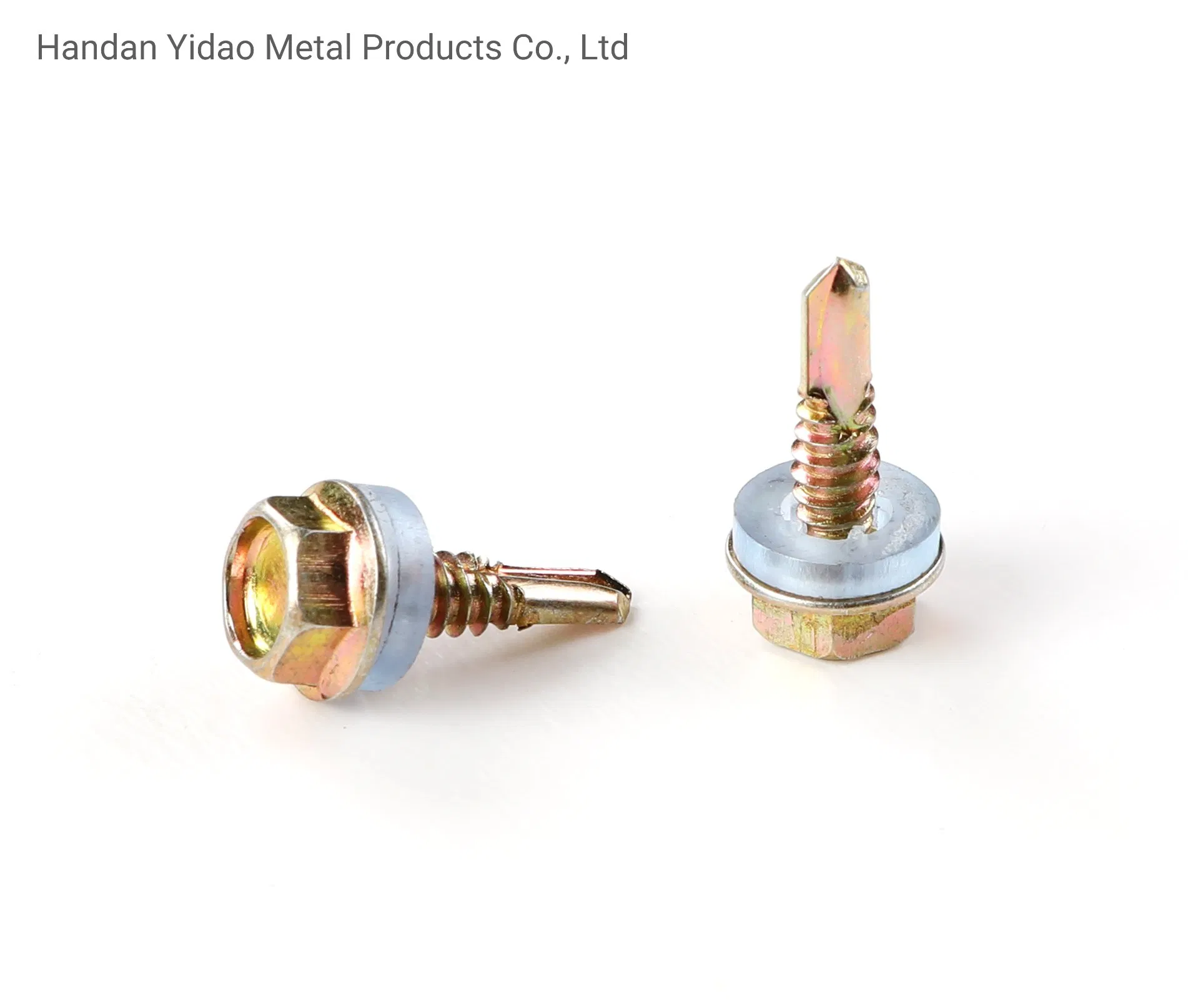 Yellow Plated Self Drilling Screw for Metal