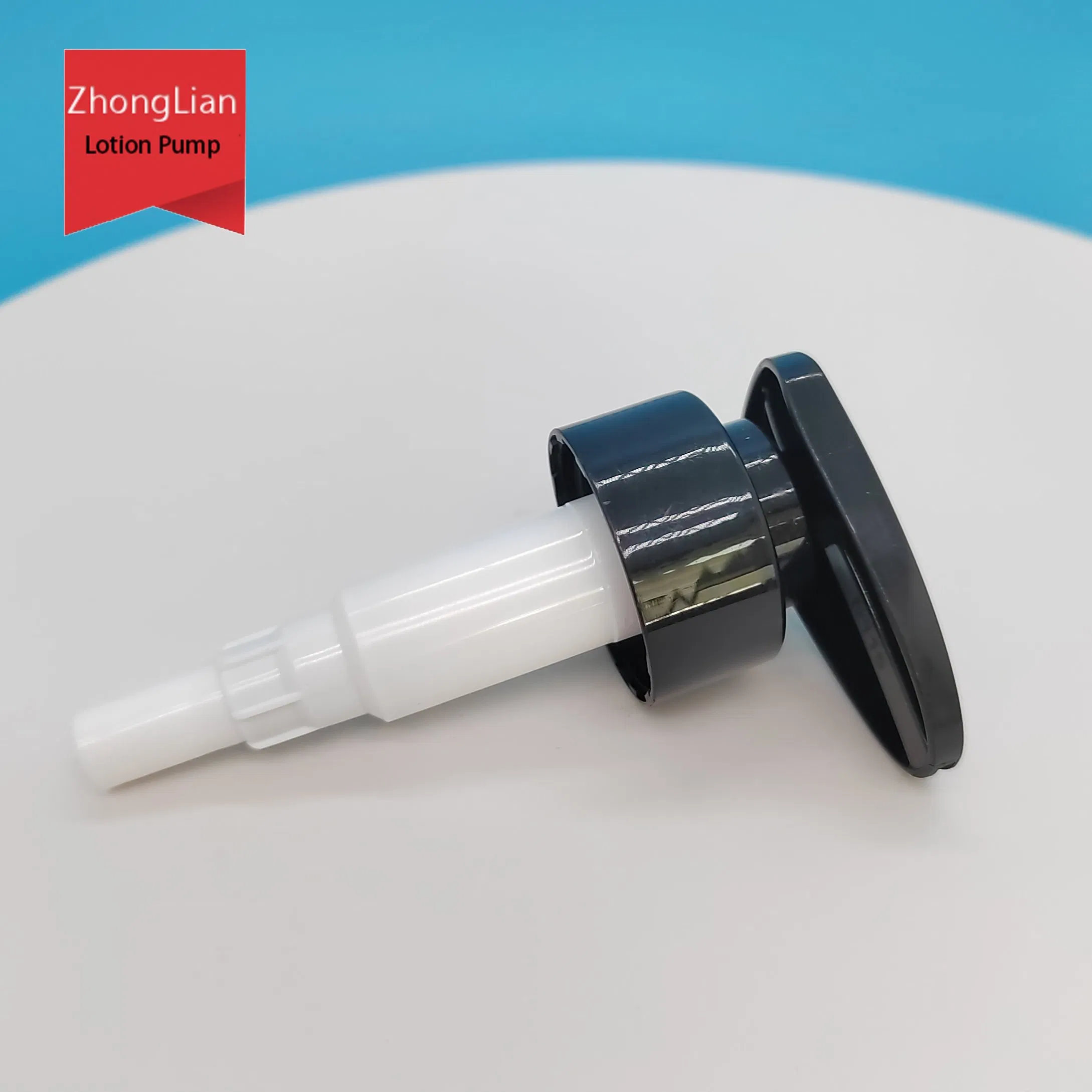 Zhongian Factory Supply 4ml 28mm 32mm Output Black Shampoo Pump Dispenser Lotion Pump