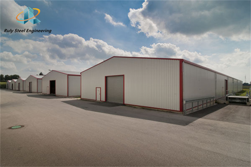 Large Span Easy Install High Strength Wind/Seismic-Resist Anti-Corrosive Sandwich Panel Prefabricted Steel Structure Warehouse