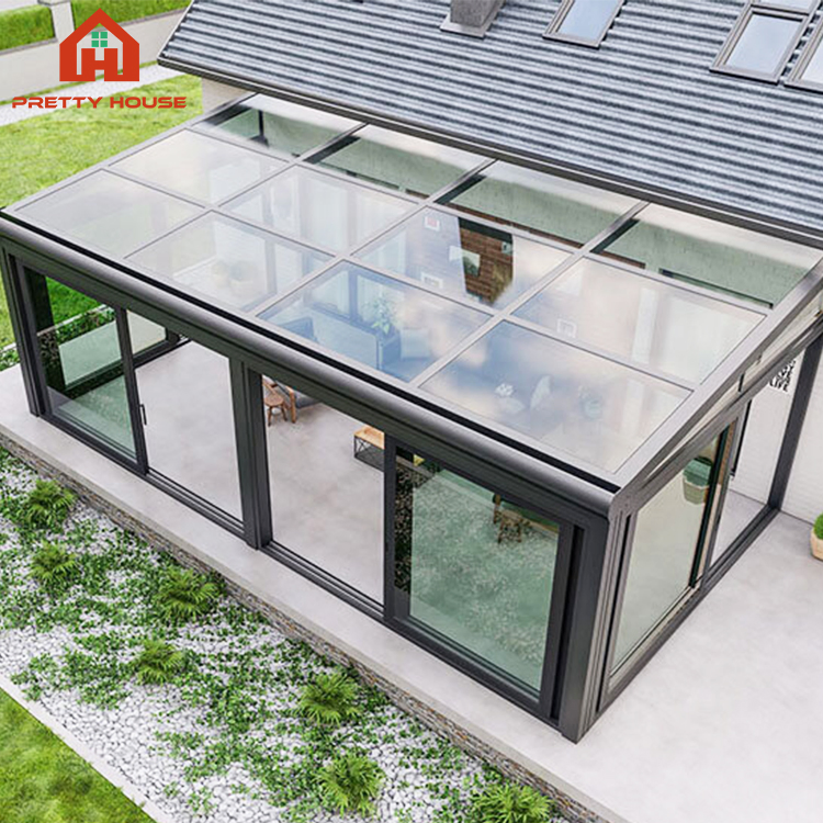 Aluminum Alloy Mobile Roof Outdoor Retractable Sunroom