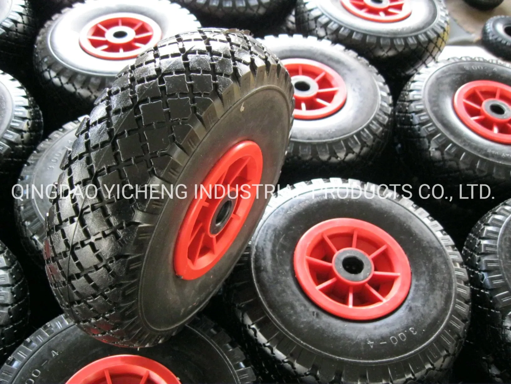 Popular Pattern Wheelbarrow Wheel and PU Foam Wheel Lawn Mover Wheel