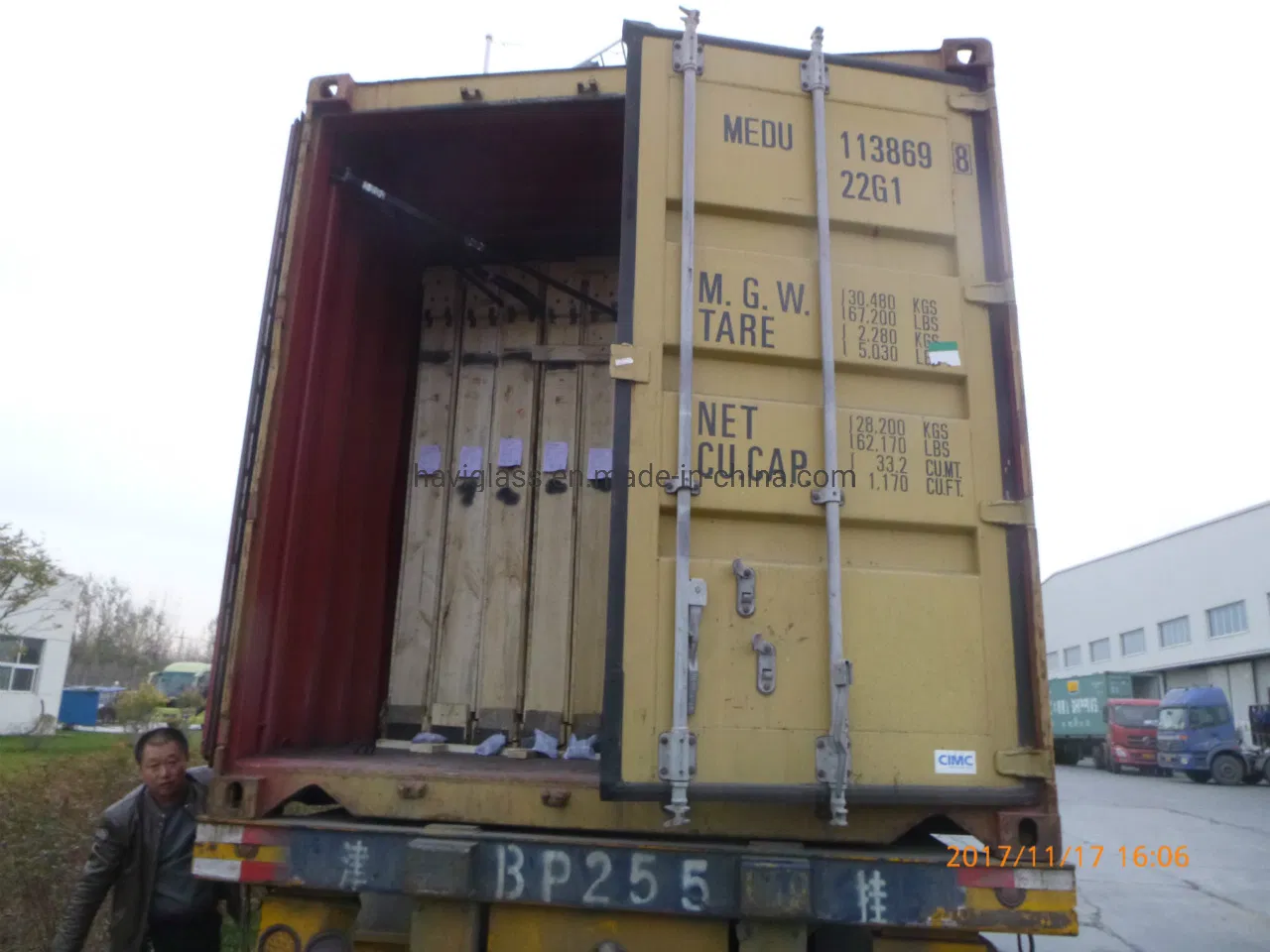 4mm 5mm 6mm Dark Blue Float Glass Sheet