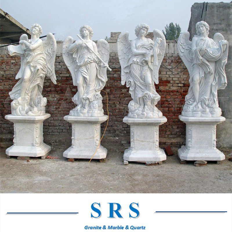 White Marble Stone Carving Architectural Stone Carving Statue