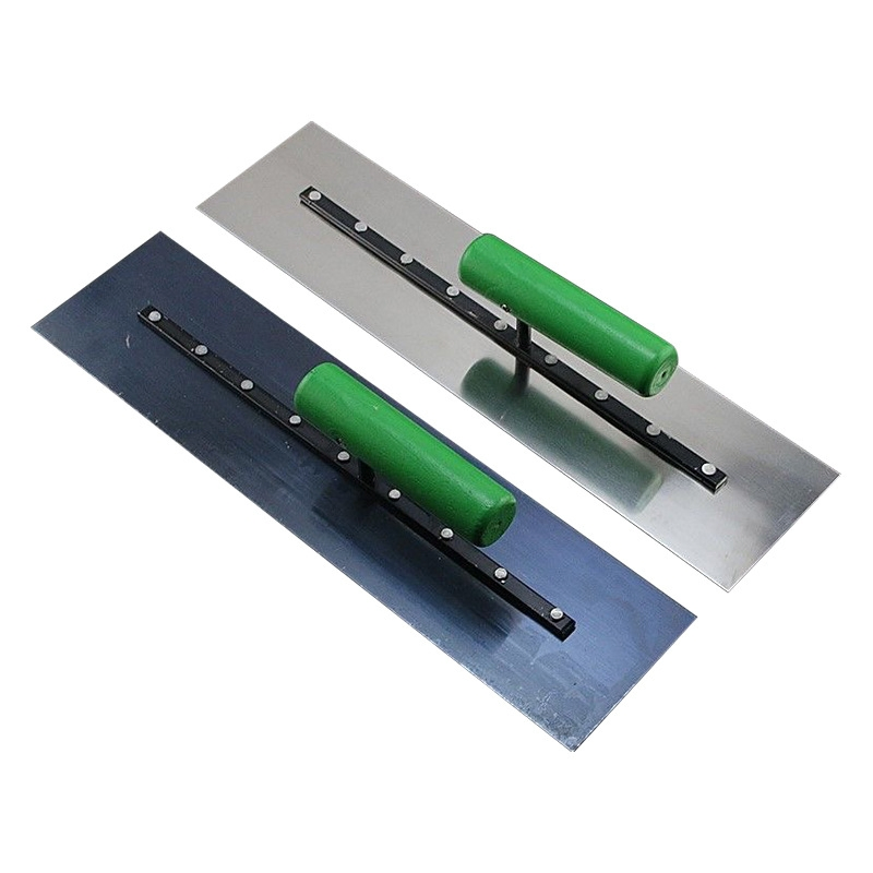 Concrete Tool Used on Concrete Finishing Wood Hand Stainless Steel Plaster Trowel
