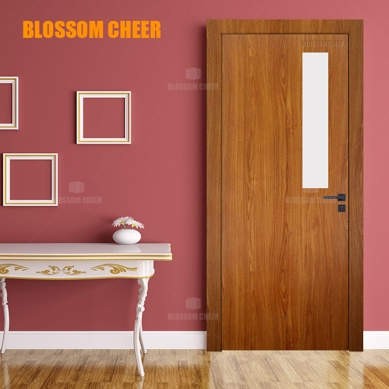 Durable Melamine Coated Particle Board Core Fire Retardant Door