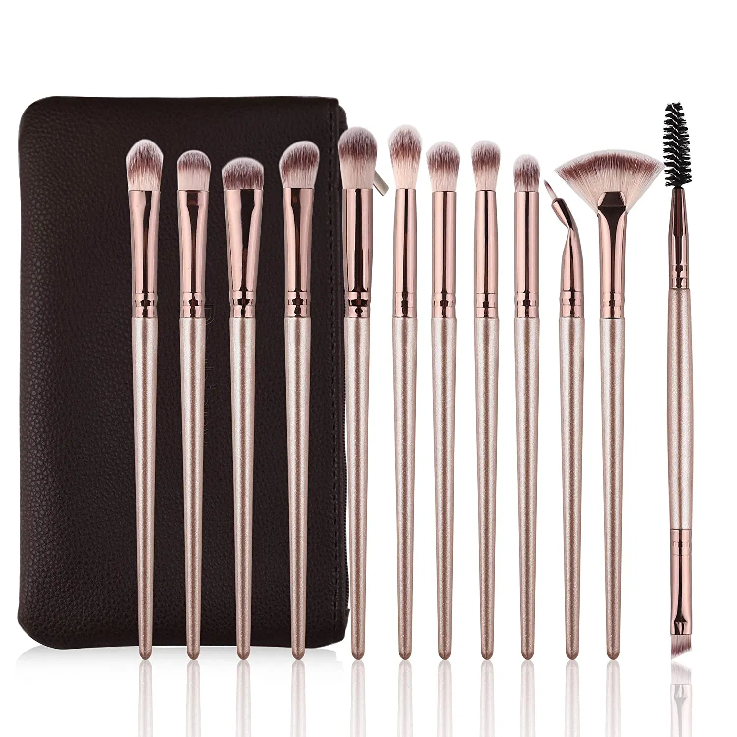 Professional Cosmetic Blending Brush 12PCS Eye Makeup Brush Set Customize Eye Blending Brush Manufacturer Makeup Brush Kit