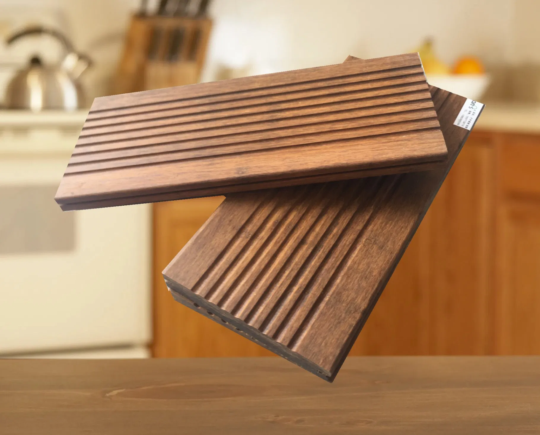 Fireproof Hardness Eco Forest Engineered Flooring Outdoor Strand Woven Bamboo Decking