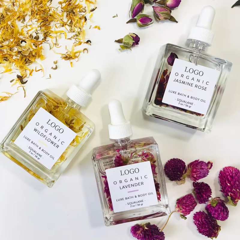 Ditong Natural Organic Pure Face Body Hair Facial Skin Care Repair Skincare Massage Rose Glow Petal Oil