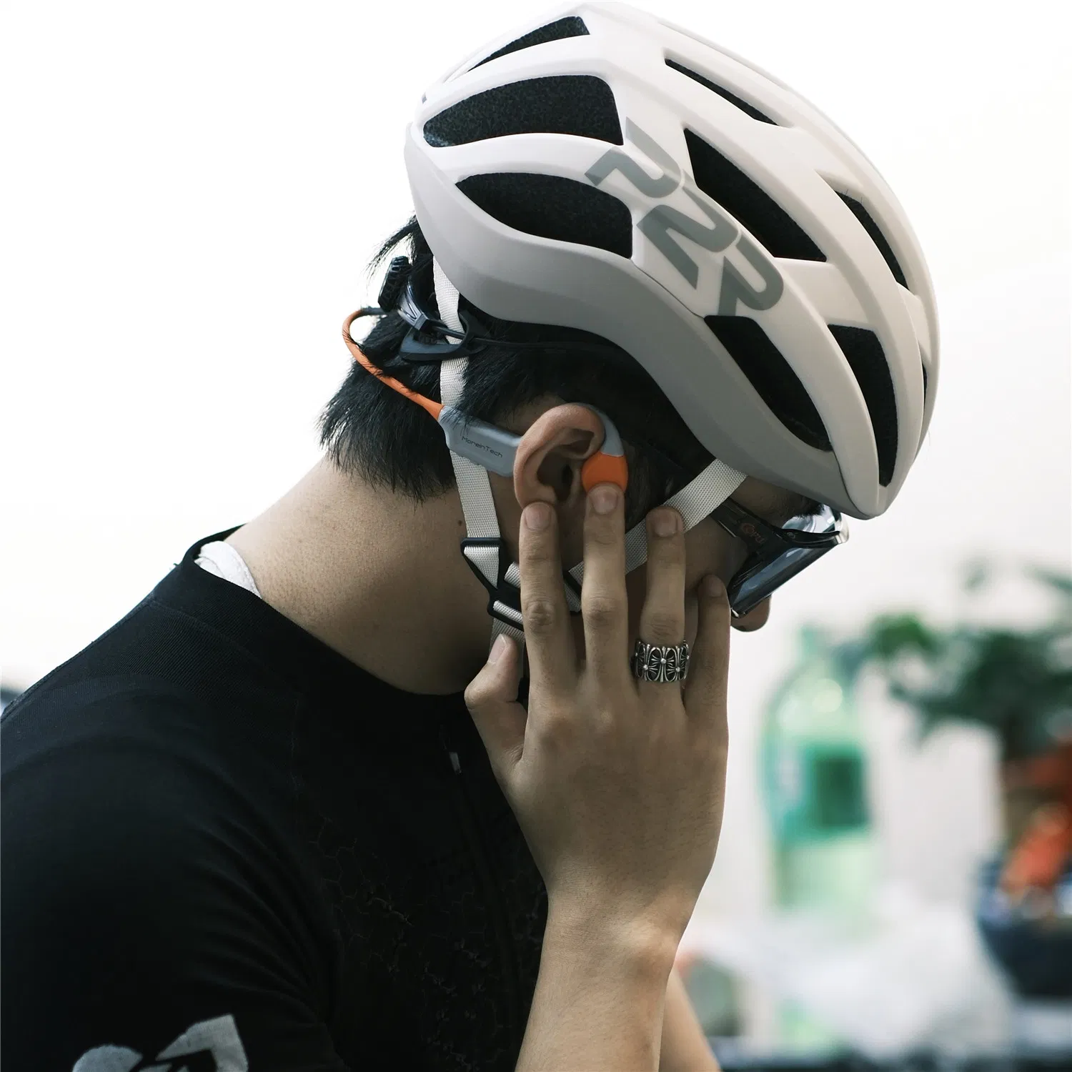 Es-998 Open Ear Waterproof Earbuds Wireless Sport Earhook Headset Bone Conduction Bluetooth Headphone