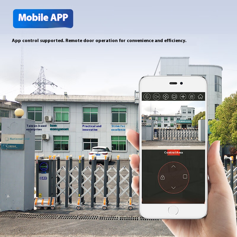 Ecuador Coastal Homes Corrosion-Proof Alloy Saltwater-Resistant Aluminum Retractable Gate