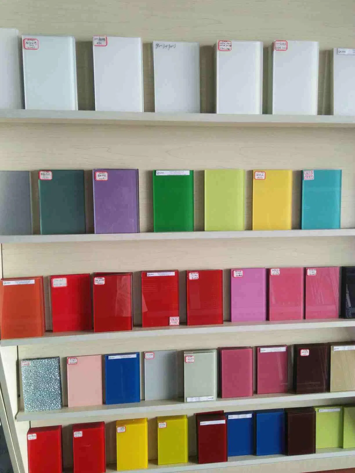 Black Back Painted Glass Lacquered Glass