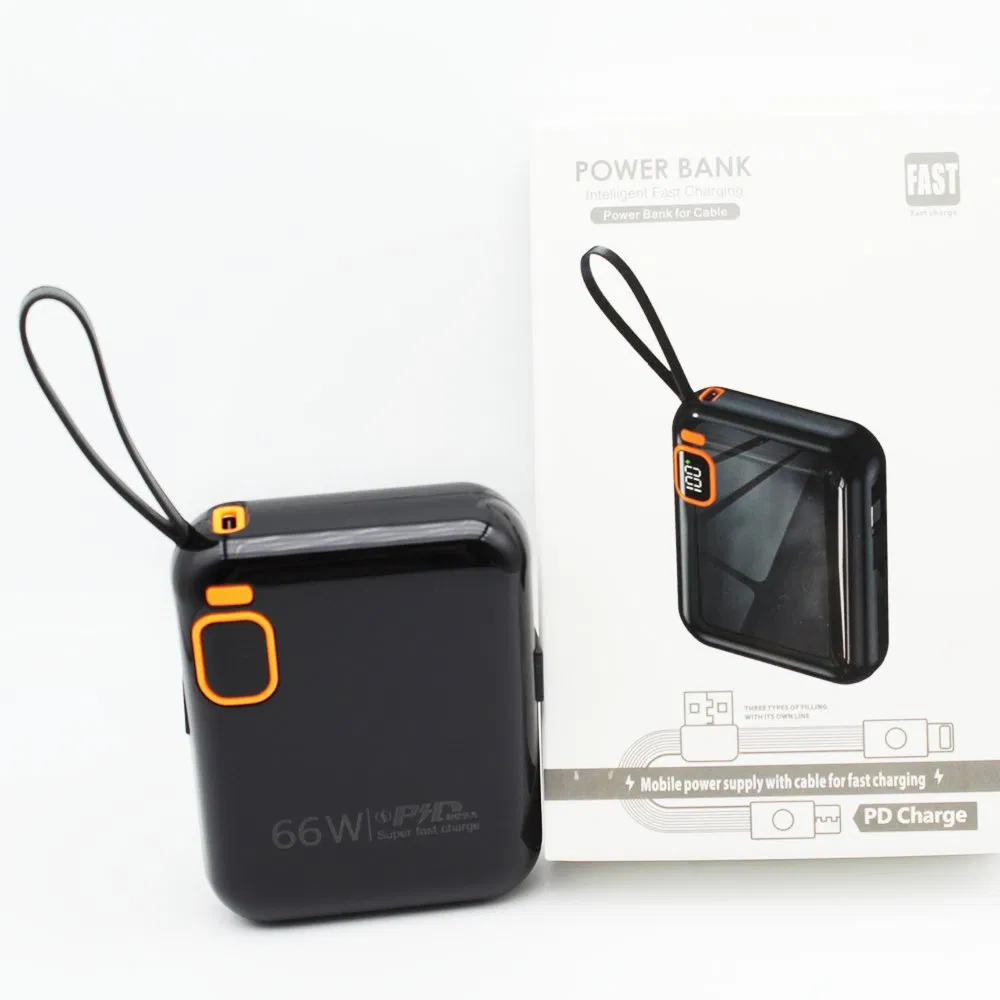 Dx131 10000mAh Portable Power Bank Fast Charger Power Bank with Charging Cable