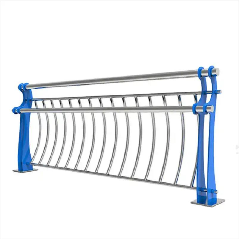 Bridge Barrier Anti Fall Roadside Guardrail Traffic Safe Crash Barrier Bridge Usesafety Stainless Steel Bridge Guardrail