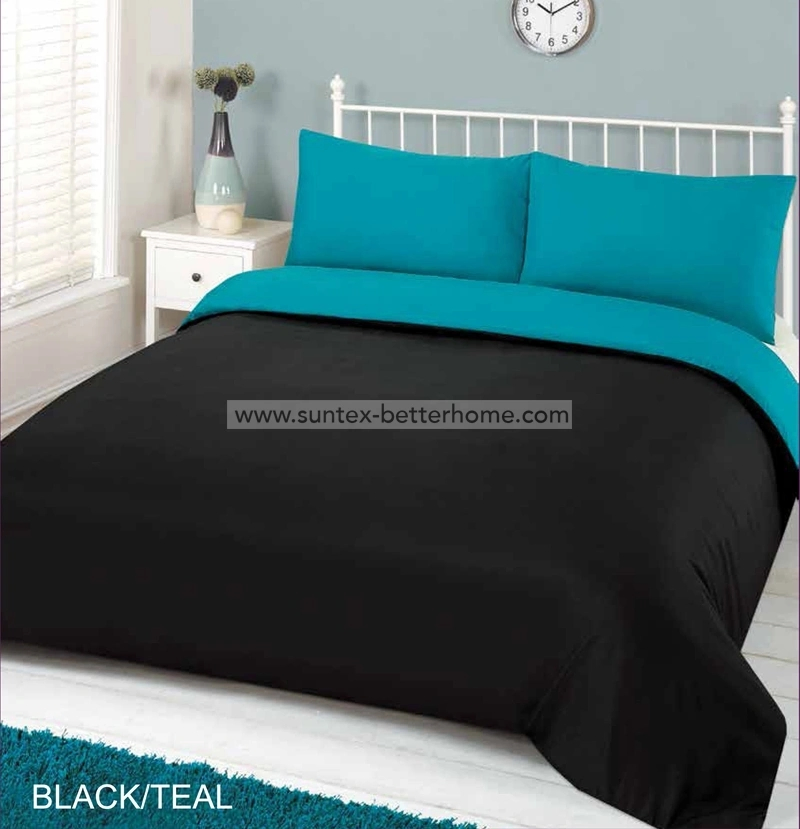 Luxurious 100% Polyester Reversible Duvet Cover Set for All Seasons