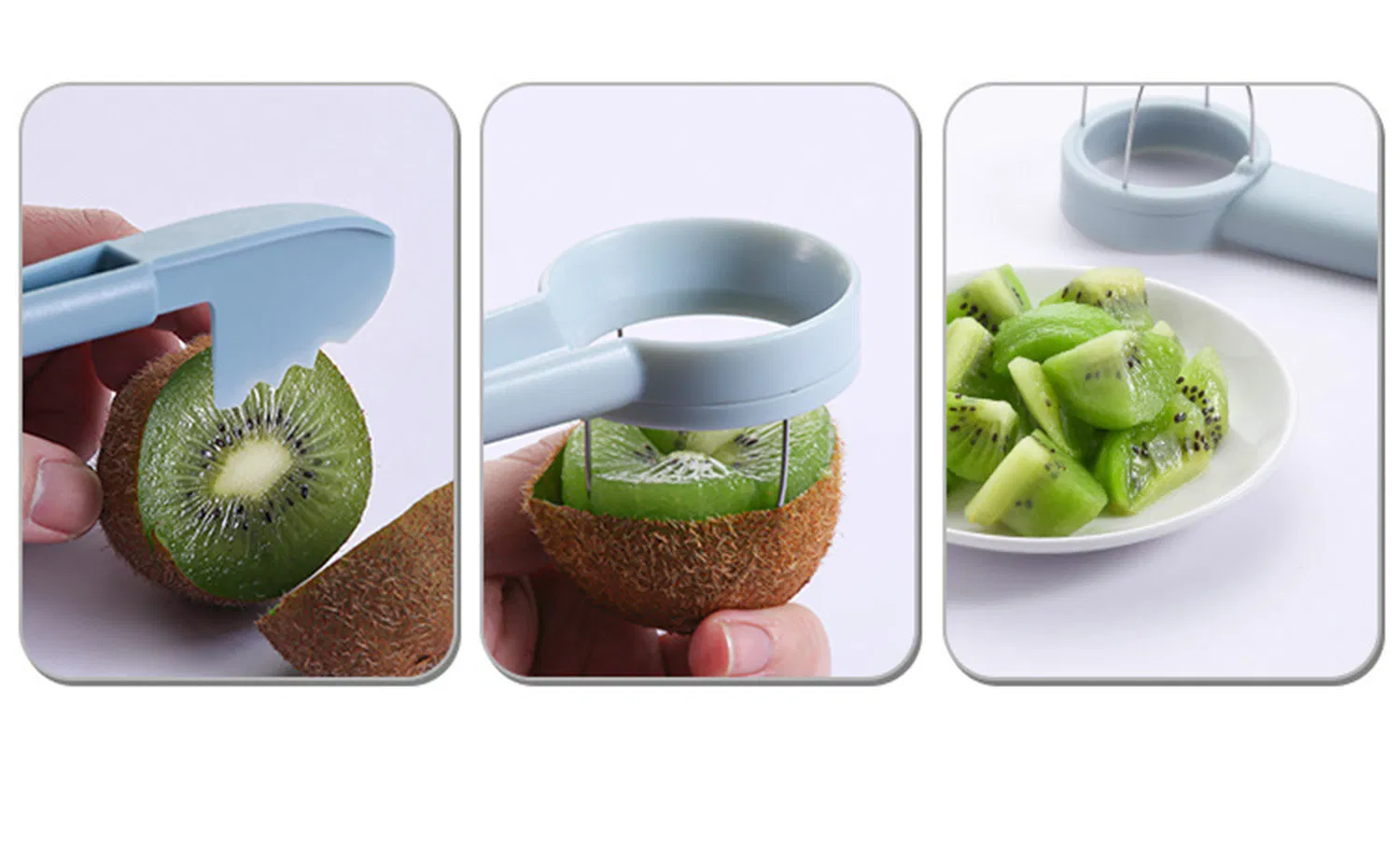 Набор для фруктов: извлекатель мякоти, слайсер, сплиттер