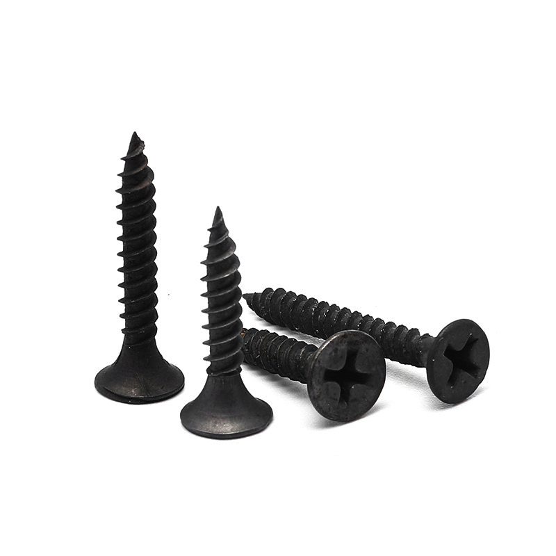 Hardware Fasteners Good Price 6 X 1 1 4 Drywall Screws Black Phosphorus Gypsum Screw for Metal Wood