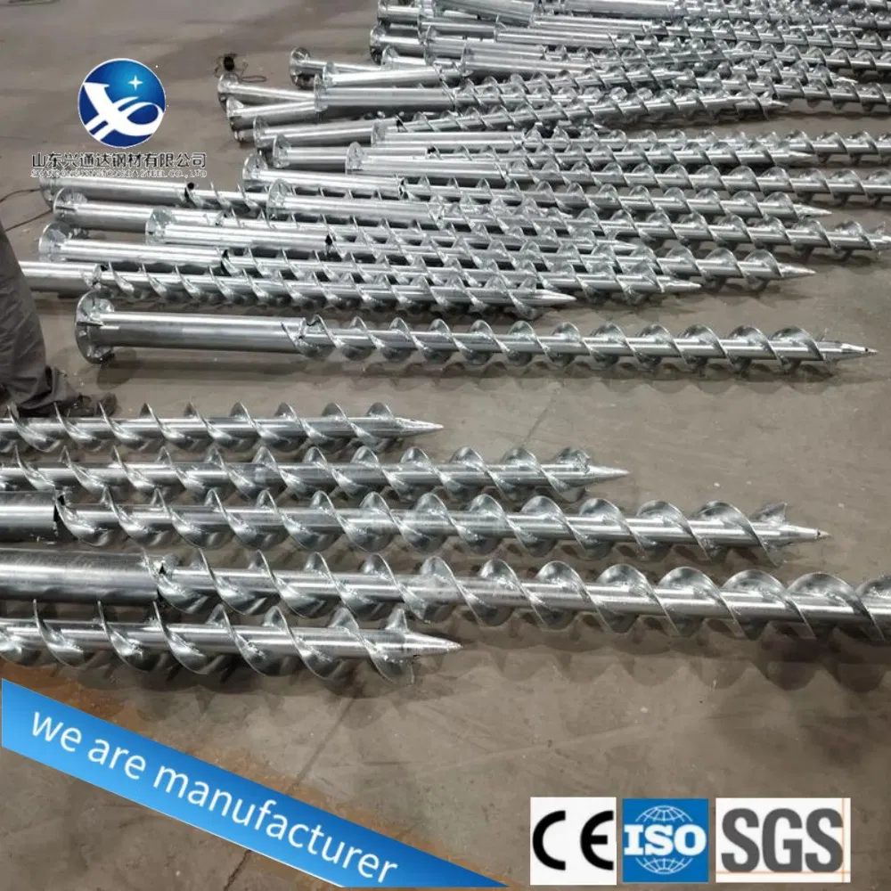 Винтовая свая оцинкованная, оптом от производителя