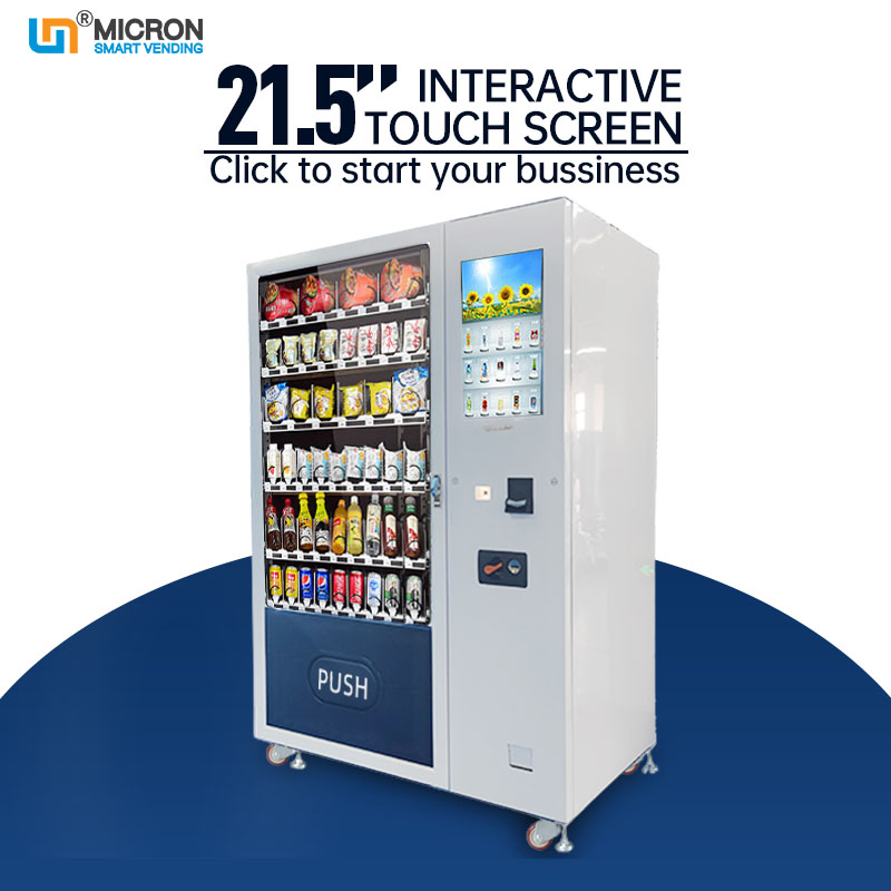 Weimi Factory Price Automatic Beverage and Snack Vending Machine with Smart Back-End System