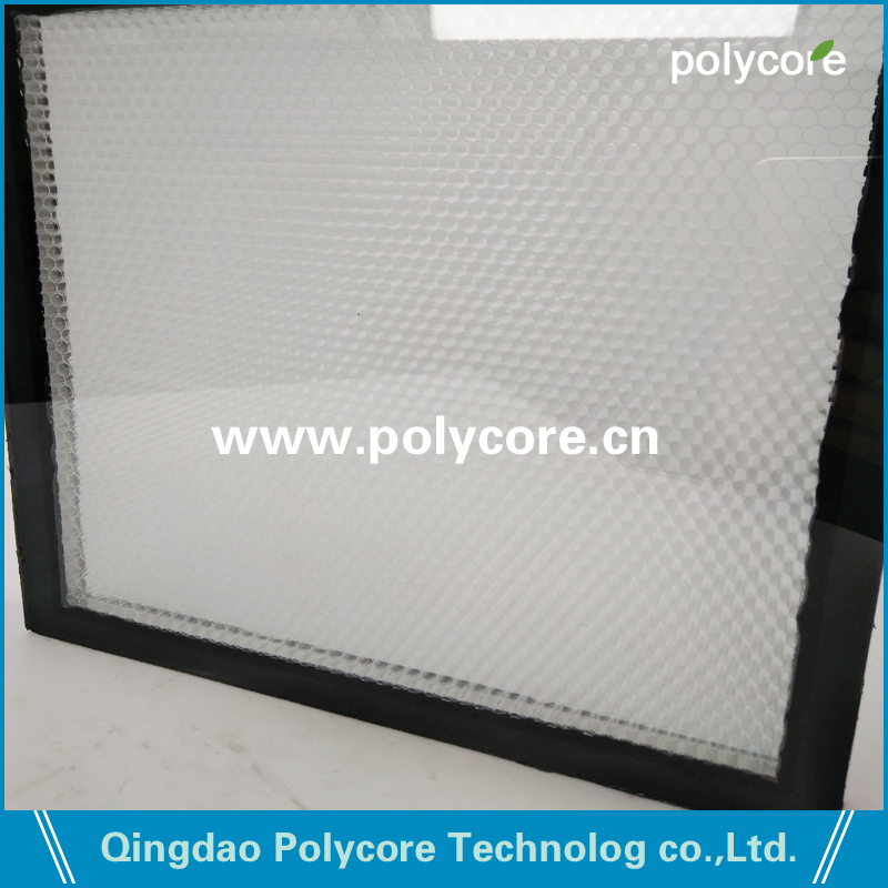 Honeycomb Core in Building Glass Save Energy for Building