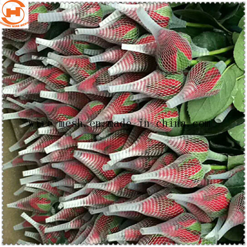 Hot Sale Plastic Protective Flower Sleeve Rose Net