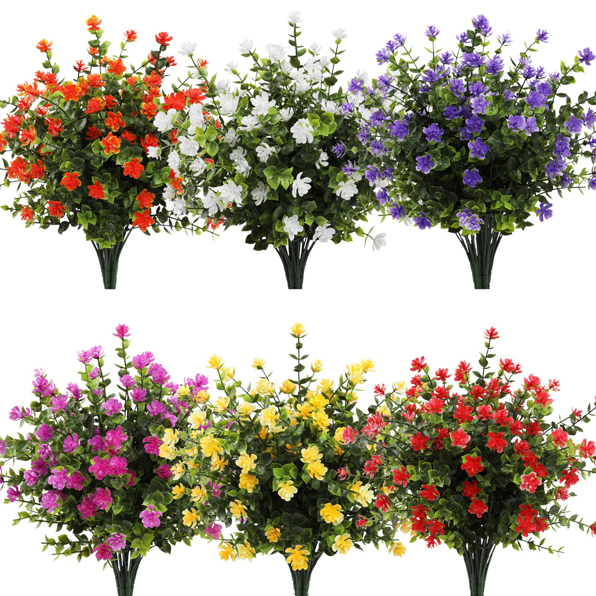 Эвкалипт искусственный камелия GY003 УФ-стойкие