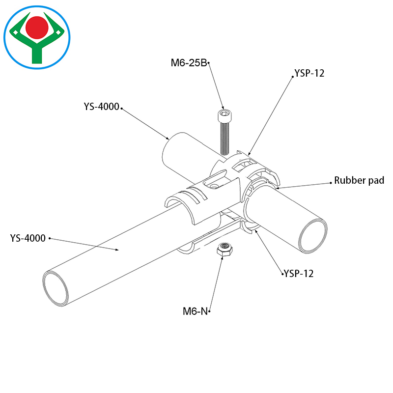 Ys-10 in Stock Tee Hinge Steel Metal Joint Set Connector for Door Movable Separator and Foldable Shelve