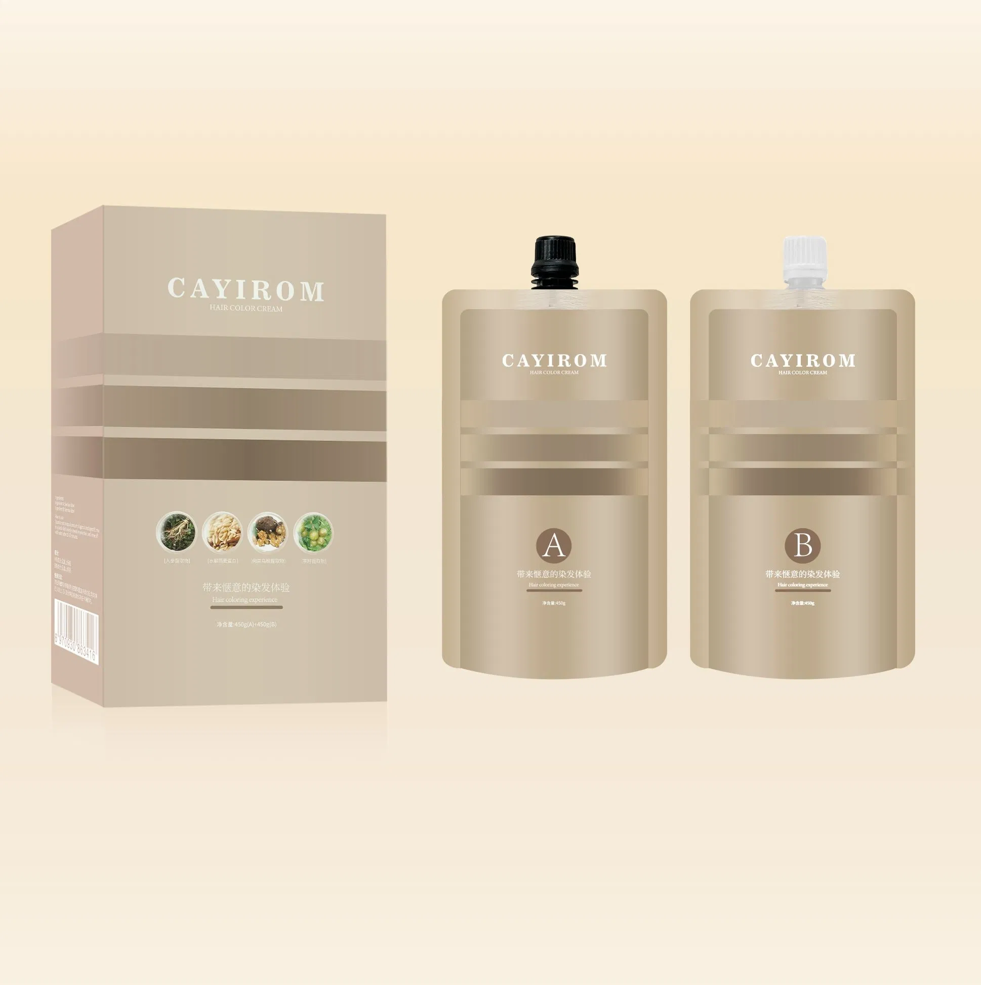 Organic Smooth Creamy Home Use Hair Color Cream
