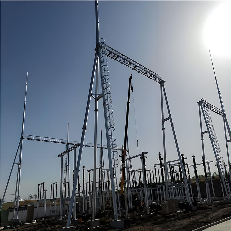 Lightweight Power Plant Steel Structures Minimizing Site Ecological Impact