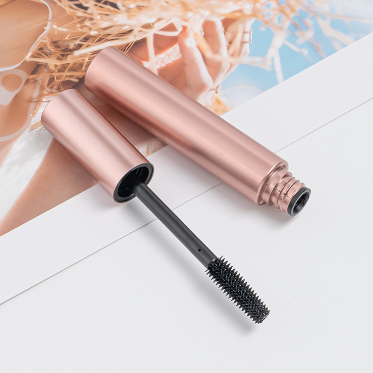 No Logo Silver & Rose Gold Tube 4D 5D Washable Fiber Eyelash Mascara