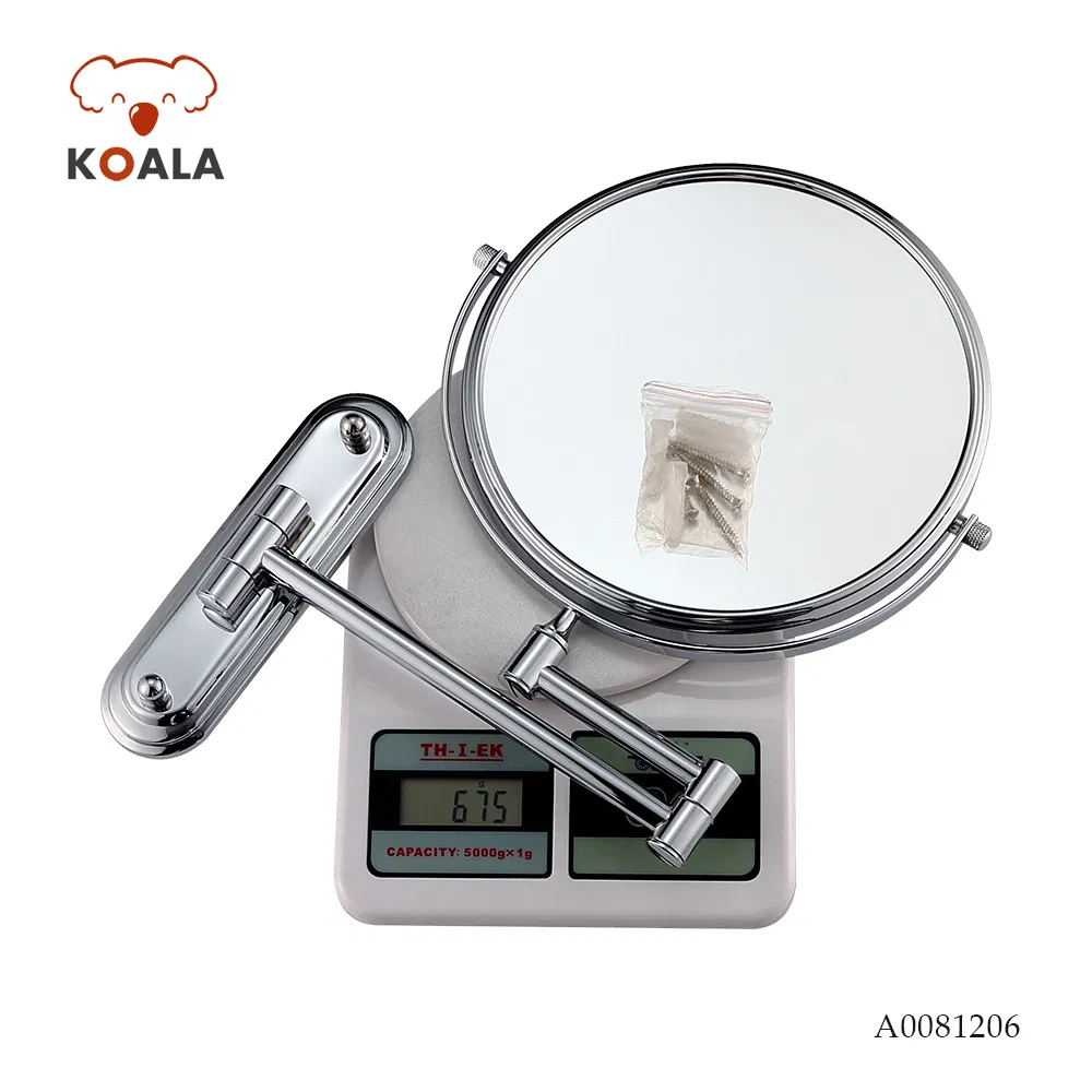 Smart Folding Bathroom Mirror for Effortless Makeup Application