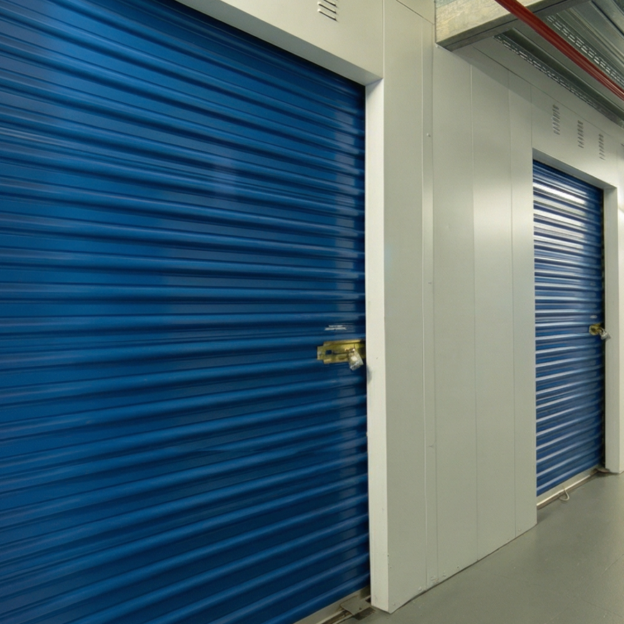 Durable Manual Roll-up Garage Door for Secure Access