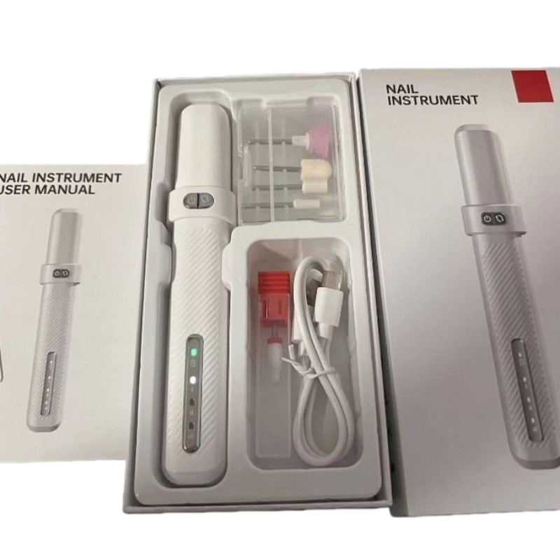 Professional Portable Electric Nail Polisher Machine Battery Powered Nail Drill Tool for Manicure & Nail Art